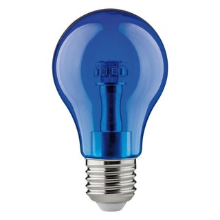 Paulmann LED Leuchtmittel Birnenform 1W E27 klar Blau