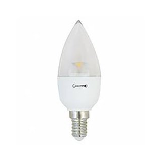 LightMe LED Kerze klar 6W = 40W E14 470lm warmweiß 2700K