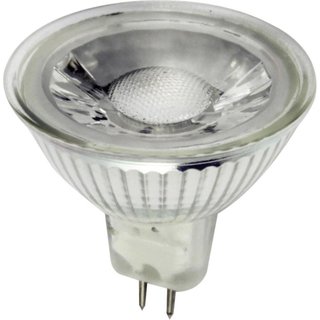 LightMe LED Glas Reflektor MR16 5W = 35W GU5,3 345lm warmweiß 3000K 25°
