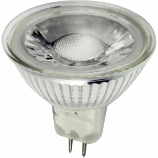 LightMe LED Glas Reflektor MR16 5W = 35W GU5,3 345lm warmweiß 3000K 25°