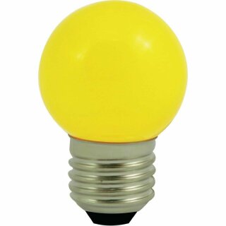 LightMe Deco LED Tropfen 0,5W E27 IP44 GELB