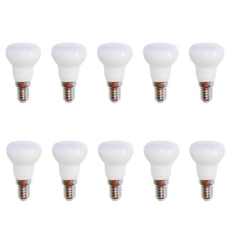 10 x LED Leuchtmittel Reflektor R39 3W = 25W E14 Matt warmweiß 2700K flood 120°