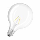 Osram LED Filament Retrofit Classic G125 Globe 2W = 25W E27 klar 250lm warmweiß 2700K