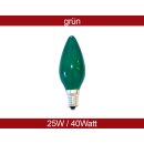 Glühbirne Glühlampe Kerzen bunt 25W 40W E14 rot gelb grün blau