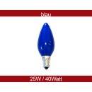 Glühbirne Glühlampe Kerzen bunt 25W 40W E14 rot gelb grün blau