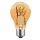 LED Spiral Filament Rustika Birnenform A60 3W E27 gold gelüstert extra warmweiß 1800K DIMMBAR