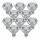 10 x Osram LED Star Glas Reflektor 7,2W = 50W GU5,3 MR16 827 warmweiß 2700K