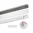 LED Feuchtraumleuchte Wannenleuchte 157cm IP65 für 2 x T8 LED Röhre G13 150cm