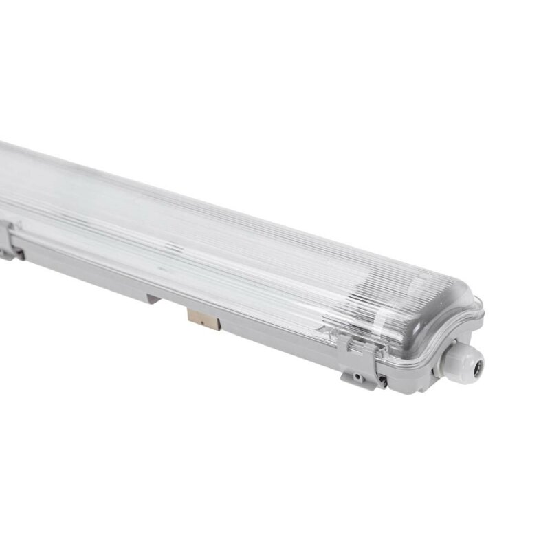 LED Feuchtraumleuchte Wannenleuchte 127cm IP65 für 2 x T8 LED Röhre G