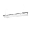 LED Feuchtraumleuchte Wannenleuchte 127cm IP65 für 2 x T8 LED Röhre G13 120cm