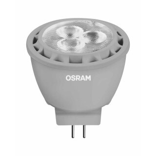 Osram LED Superstar MR11 20 Reflektorlampe 3W = 20W GU4 184lm warmweiß 2700K 30° DIMMBAR