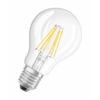 Neolux LED Filament Leuchtmittel Birnenform 6W = 60W E27 klar 806lm warmweiß 2700K