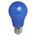 LED Leuchtmittel Birnenform A60 3W E27 BLAU IP54 Kunststoff