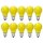 10 x Glühbirne 40W E27 Gelb Glühlampe 40 Watt Glühbirnen Glühlampen