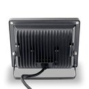 LED SMD Fluter 100W 6500lm IP65 schwarz kaltweiß 6500K 120° direkt an 230V