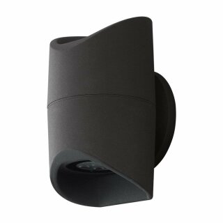 Eglo LED Außenwandleuchte Abrantes Anthrazit IP44 2 x 6W LED