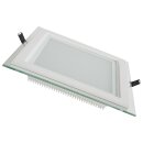 LED Panel Eckig mit leuchtendem Glas-Rand 18W 1100lm NW...