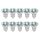 10 x Halogen Reflektor Leuchtmittel 30W = 35W GU4 12V MR11 warmweiß dimmbar Spot 10°