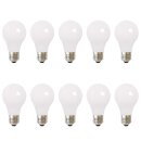 10 x LED Curved Filament Birnenform A60 0,85W = 10W E27...