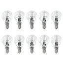 10 x Halogen Eco Tropfen Glühbirne 18W = 25W / 22W E14 Glühlampe klar