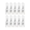 10 x G9 Halogen Stiftsockellampe 25W 230V klar...