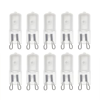 10 x G9 Halogen Stiftsockellampe 25W MATT Stiftsockel Halogenlampe 25 Watt warmweiß dimmbar