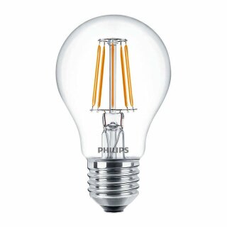 Philips LED Filament Leuchtmittel Birnenform 4,3W = 40W E27 klar 827 warmweiß 2700K