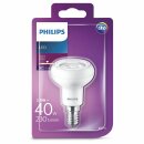 Philips LED Leuchtmittel Reflektor R50 2,9W = 40W E14 827 warmweiß 2700K flood 36°