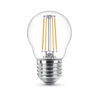 Philips LED Filament Tropfen Classic P45 4W = 40W E27...