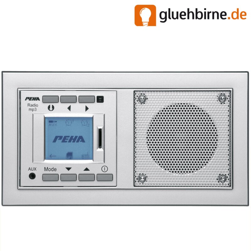 Peha UPRadio AudioPoint MP3 & Funk Unterputz Radio