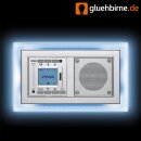 Peha UP-Radio AudioPoint MP3 & Funk Unterputz Radio aluminium