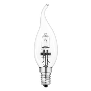 Windstoß Kerze Eco Halogen Glühbirne 42W = 60W / 55W E14 Glühlampe warmweiß dimmbar