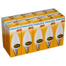 10 x Philips Glühlampe Glühbirne Kerze 25W E14...