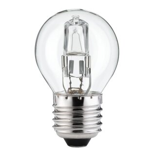 Nice Price Eco Halogen Tropfen 28W fast 40W E27 klar warmweiß dimmbar