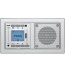 Peha UP-Radio AudioPoint MP3 Unterputz Radio 20.486.702 Nova-Design aluminium