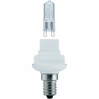 Paulmann Halogen Sockelset 33W = 40W E14 zu G9 klar 230V...