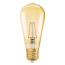 Osram LED Vintage 1906 Edison 2,8W = 21W E27 Gold gelüstert extra warmweiß 2400K