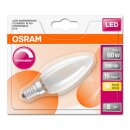 Osram LED Filament Leuchtmittel Classic Kerze 6,5W = 60W E14 MATT 806lm warmweiß 2700K DIMMBAR
