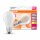 Osram LED Filament Leuchtmittel Birnenform Superstar Classic 8,5W = 75W E27 Matt warmweiß 2700K DIMMBAR