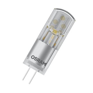 Osram LED Stiftsockel Leuchtmittel 2,4W = 28W G4 klar 827 warmweiß 2700K