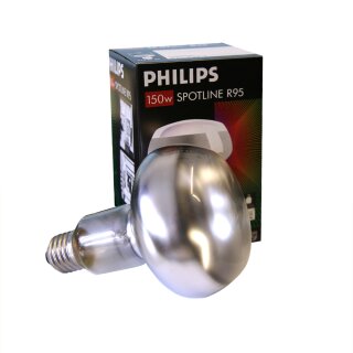 Philips Spotline Reflektor R95 150W E27 Glühbirne Glühlampe 150 Watt Glühbirnen