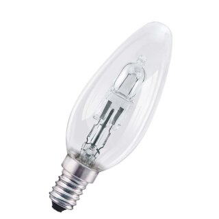 Osram Eco Halogen Kerze 20W = 25W E14 klar Classic Blister Glühbirne Glühlampe dimmbar