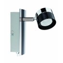 Paulmann Wandleuchte Spotlights Stage Chrom/Schwarz 1 x...