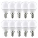 10 x Paulmann LED Leuchtmittel Tropfen 4W = 25W E14 opal...