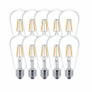 10 x Philips Filament LED Edison ST64 Leuchtmittel...
