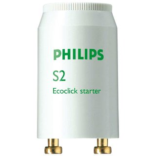 Philips Starter S2 4-22W Ecoclick Starter Leuchtstoffröhre Reihenschaltung