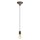 Eglo Pendelleuchte YORTH 1-flammig E27 max. 60W IP20 Stahl Kupfer Alt Antik Vintage