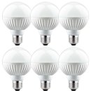 6 x Paulmann LED Globe G80 9,5W = 60W E27 opal matt warmweiß 2700K DIMMBAR