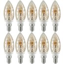 10 x Paulmann LED Leuchtmittel Kerze 4W fast 40W E14...