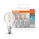 3 x Osram LED Filament Leuchtmittel Tropfen 4W = 40W E14...